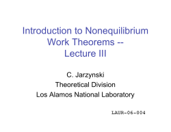 Introduction to Nonequilibrium Work Theorems -