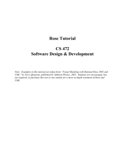 Rose Tutorial