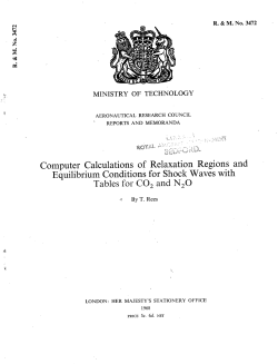 Computer Calculations of Relaxation Regions and Equilibrium
