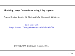 Modeling Jump Dependence using L&eacute;vy copulas
