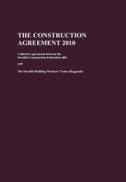 the construction agreement 2010