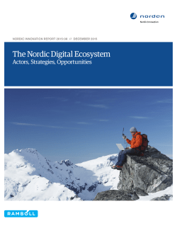 The Nordic Digital Ecosystem