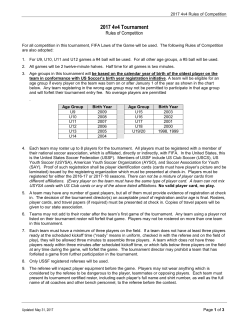 4v4 2005 Rules of Comp