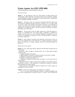 Estate Agents Act