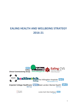 ealing health and wellbeing strategy 2016-21
