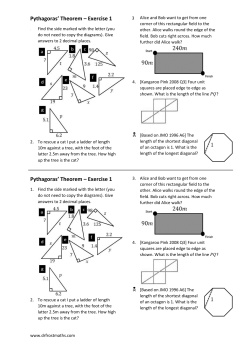 Yr7-Pythagoras-Exercises (Worksheet)