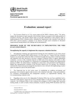 EB137/7 - World Health Organization