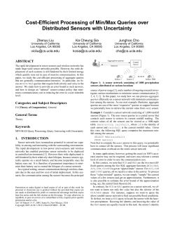 Cost-Efficient Processing of Min/Max Queries over
