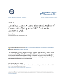 Let`s Play a Game: A Game Theoretical Analysis of Conservative