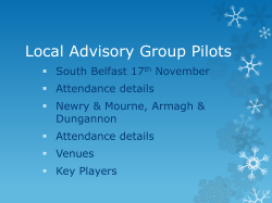 Local Advisory Group Pilots [pptx / 110KB]