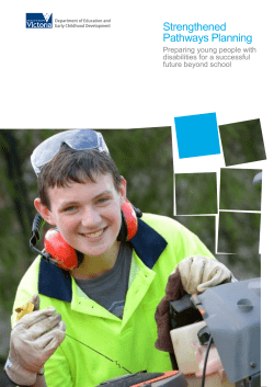 SPP Preparing Young People with disabilities for a successful future