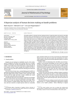A Bayesian analysis of human decision