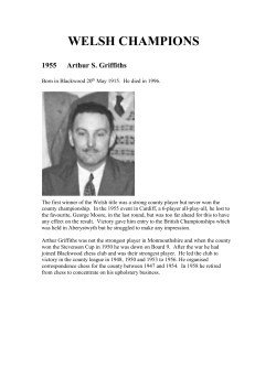 1955 - Welsh Chess Union