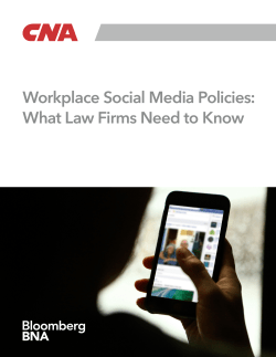 Workplace Social Media Policies: What Law Firms Need to Know