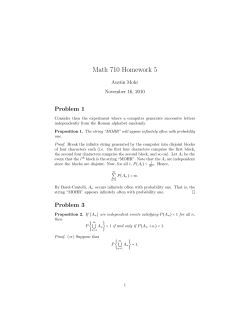 Math 710 Homework 5