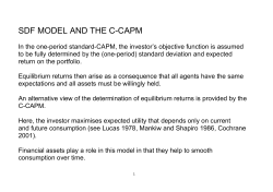 sdf model and the c-capm - wiwi.uni