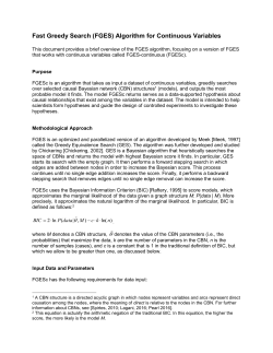 FGES - Center for Causal Discovery