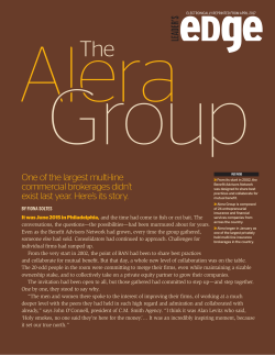 One of the largest multi-line commercial brokerages didn`t exist