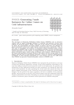 POGGI: Generating Puzzle Instances for Online Games on Grid