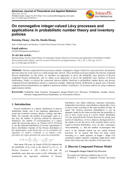 On nonnegative integer-valued L&eacute;vy processes and applications in