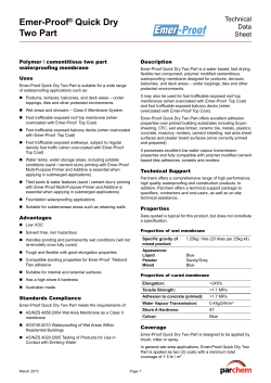 Emer-Proof&reg; Quick Dry Two Part