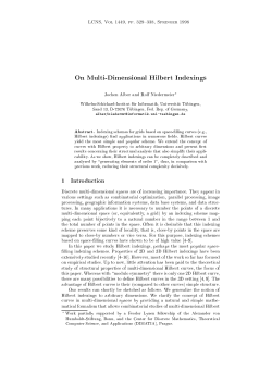 On Multi-Dimensional Hilbert Indexings