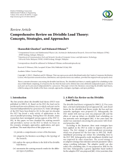 Comprehensive Review on Divisible Load Theory: Concepts