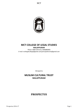 mct college of legal studies malappuram