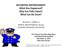 SEC Settlements With Individuals