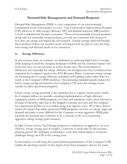 Demand Side Management