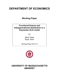 Functional finance and intergenerational