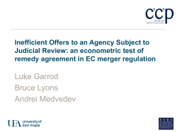 Bargaining over Remedies in Merger Regulation