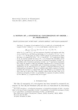 A NOTION OF &alpha;&beta;-STATISTICAL CONVERGENCE OF ORDER &gamma; IN