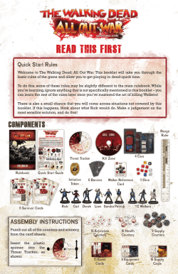 The Walking Dead Quick Start Rules
