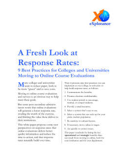 Nine Best Practices for Colleges and Universities