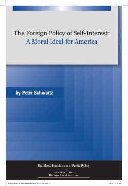 Foreign Policy of Self Interest-for-ePub_20141104.indd 1 1/3/15 12