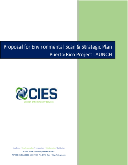 scientific partnership for the puerto rico project launch