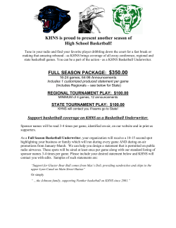 KHNS is proud to present another season of High School Basketball