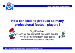 How can Iceland produce so many professional football players?