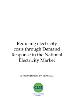 Reducing electricity costs through Demand Response in the