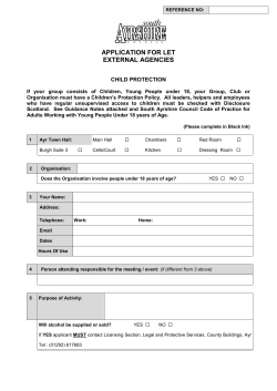 application for let - South Ayrshire Council