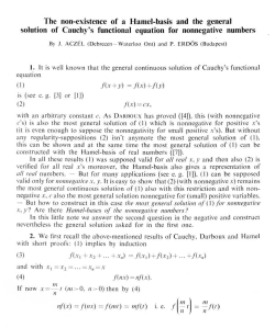 The non-existence of a Hamel-basis and the general solution of