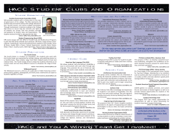 HACC and You: A Winning Team! Get Involved!
