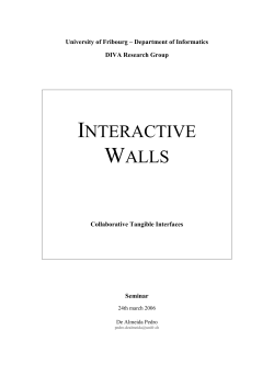 Interactive Walls