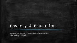 Teaching with Poverty in Mind - Crowley`s Ridge Educational