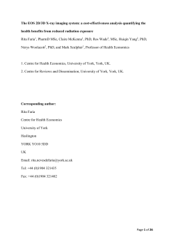 The EOS 2D/3D X-ray imaging system