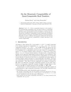 On the Monotonic Computability of Semi