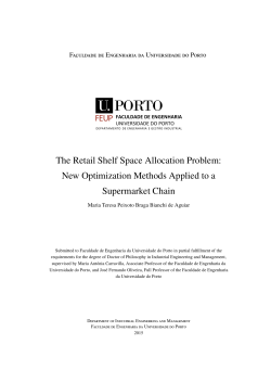 "The Retail Shelf Space Allocation Problem: New Optimization
