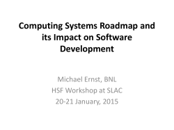 Computing Systems Roadmap and its Impact on
