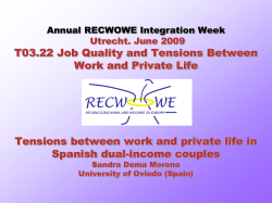 Tensions between work and private life in Spanish dual